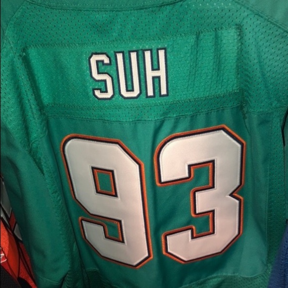 Ndamukong Suh Miami Dolphins Jersey, Size 48